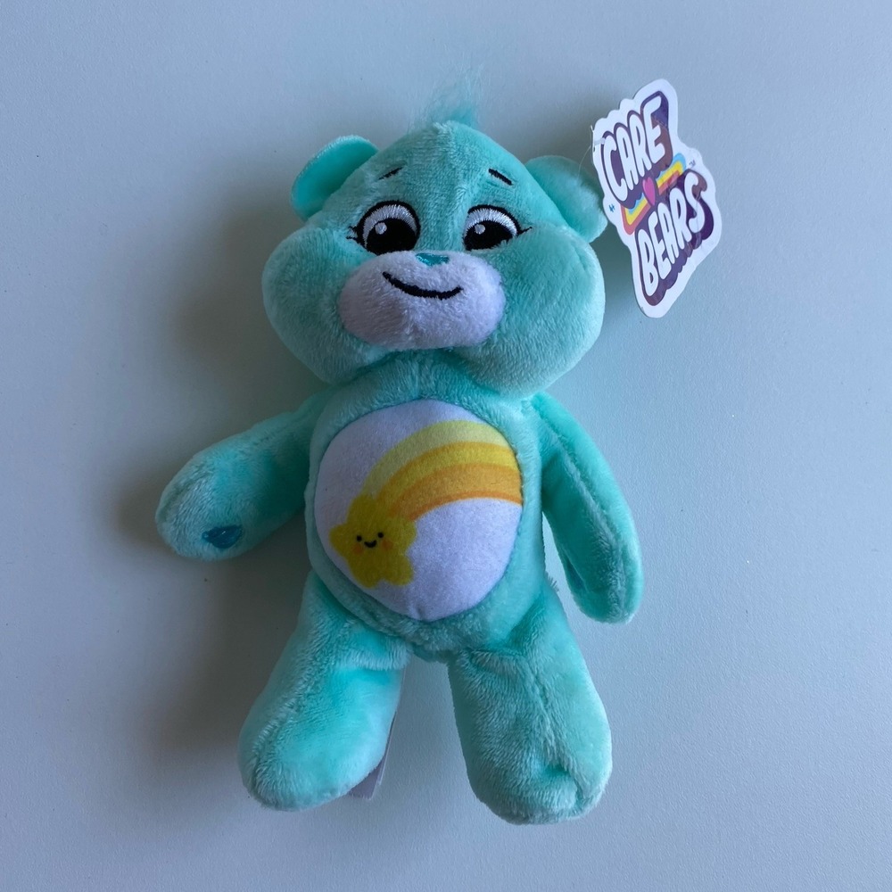 Care Bears Wish Bear Stuffed Animal Plush‎ NWT 7" Blue 2022